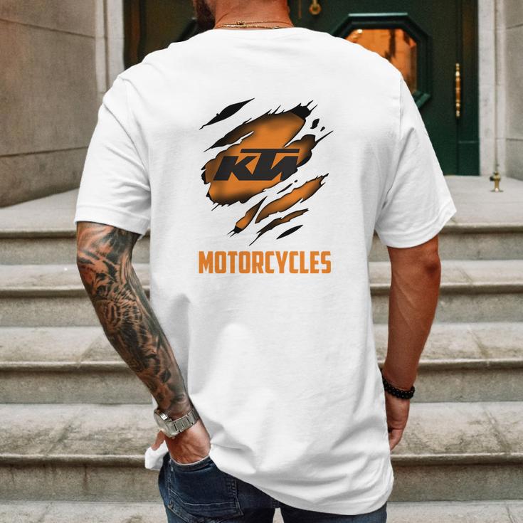 Ktm Motor Mens Back Print T-shirt Gifts for Men