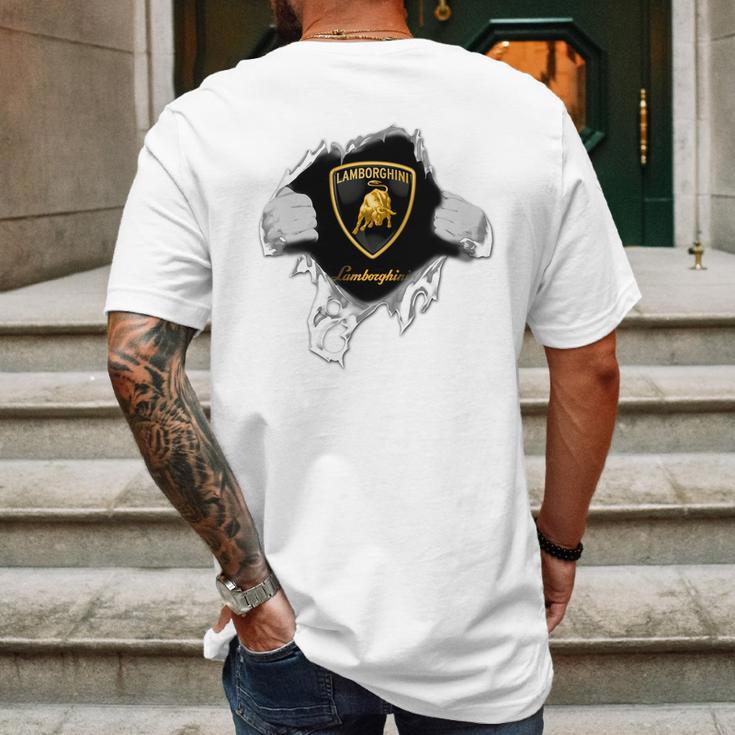 Lamborghini 2017 Mens Back Print T-shirt Gifts for Men