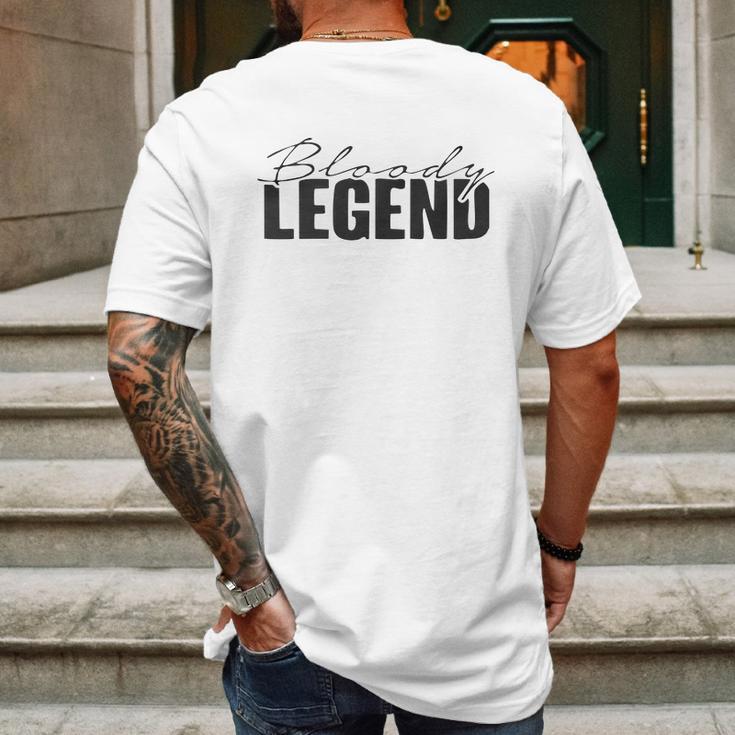 Lazarbeam Bloody Legend Mens Back Print T-shirt Gifts for Men