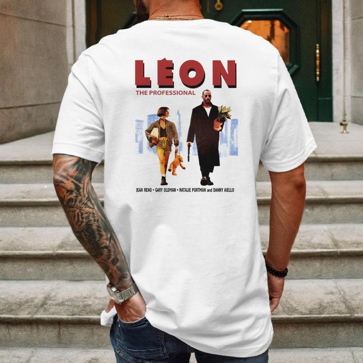 Leon The Professional Mens Back Print T-shirt Gifts for Men