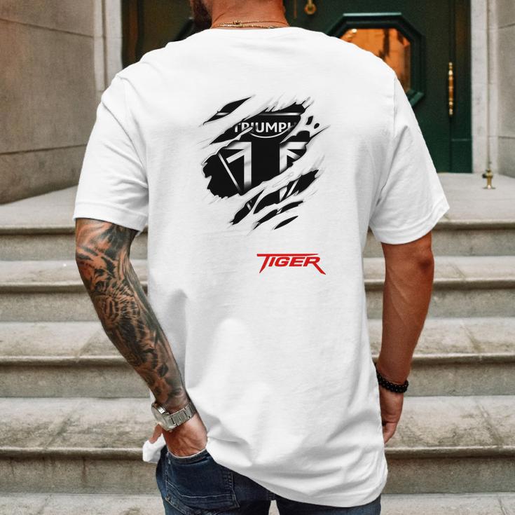 Limitted Edition Triumph Tiger Mens Back Print T-shirt Gifts for Men