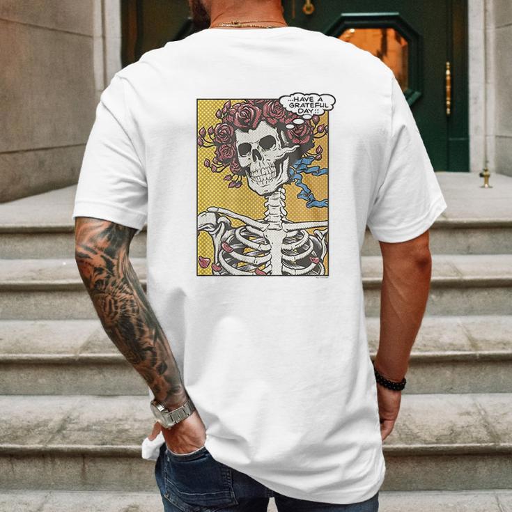 Liquid Blue Dead Pop Art Bertha Have A Grateful Ss Mens Back Print T-shirt Gifts for Men