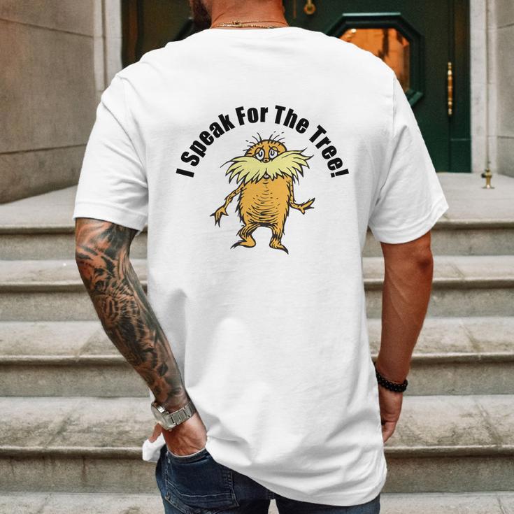 The Lorax I Speak For The Tree Mens Back Print T-shirt Gifts for Men