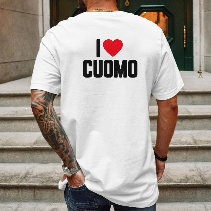 I Love Cuomo Andrew Cuomo Mens Back Print T-shirt Gifts for Men