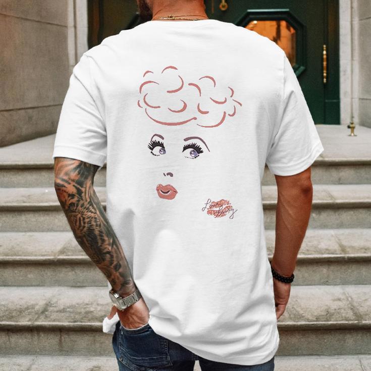 I Love Lucy 50S Tv Series Eyelashes Mens Back Print T-shirt Gifts for Men