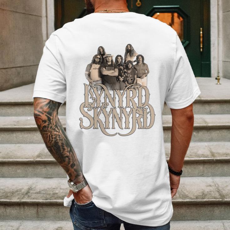 Lynyrd Skynyrd Band Mens Back Print T-shirt Gifts for Men