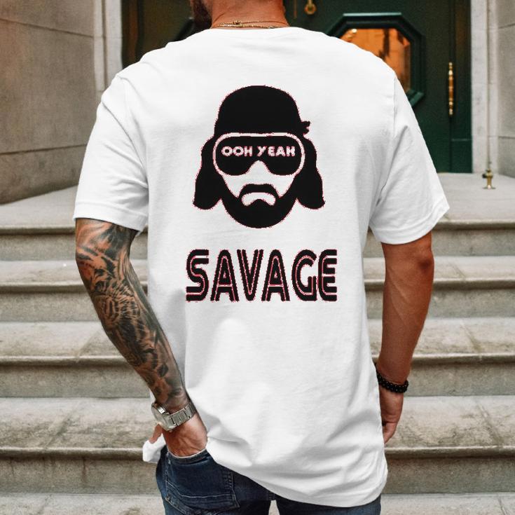 Macho Man Savage Youth Mens Back Print T-shirt Gifts for Men