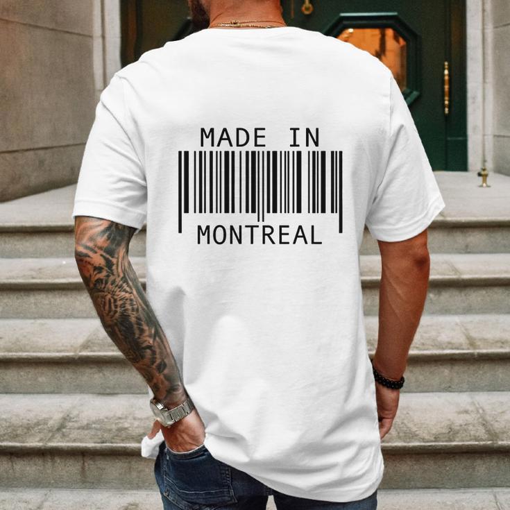 Made In MontrealShirt Mens Back Print T-shirt Gifts for Men