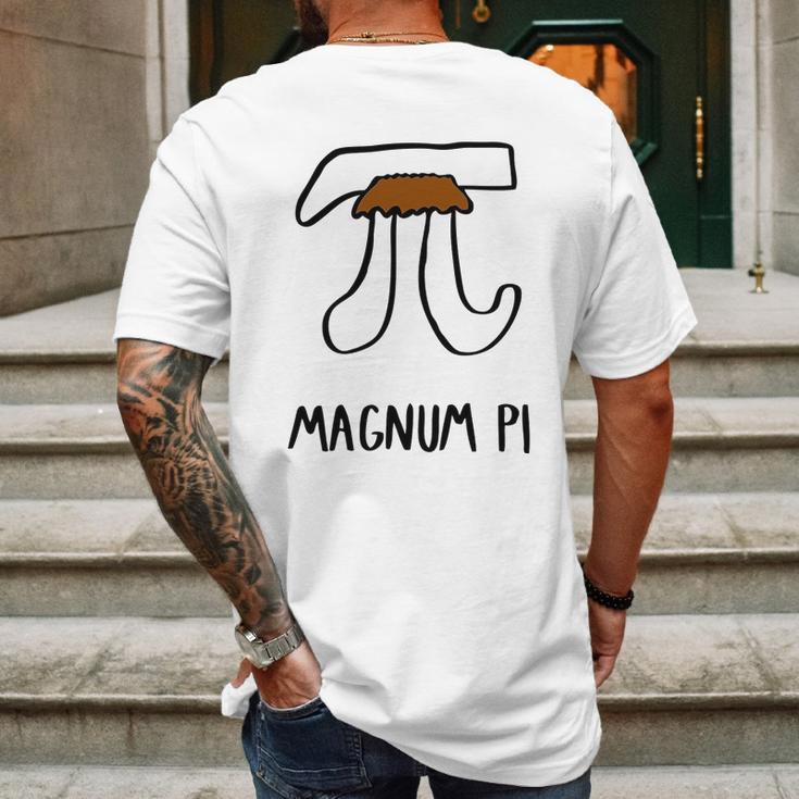 Magnum Pi Funny Math Mens Back Print T-shirt Gifts for Men