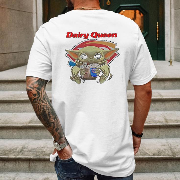 The Mandalorian Dairy Queen Mens Back Print T-shirt Gifts for Men