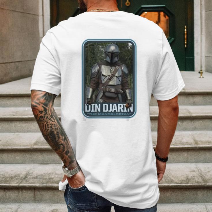 The Mandalorian Din Djarin Mens Back Print T-shirt Gifts for Men