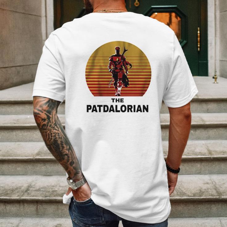 Mandalorian The Patdalorian Design Mens Back Print T-shirt Gifts for Men