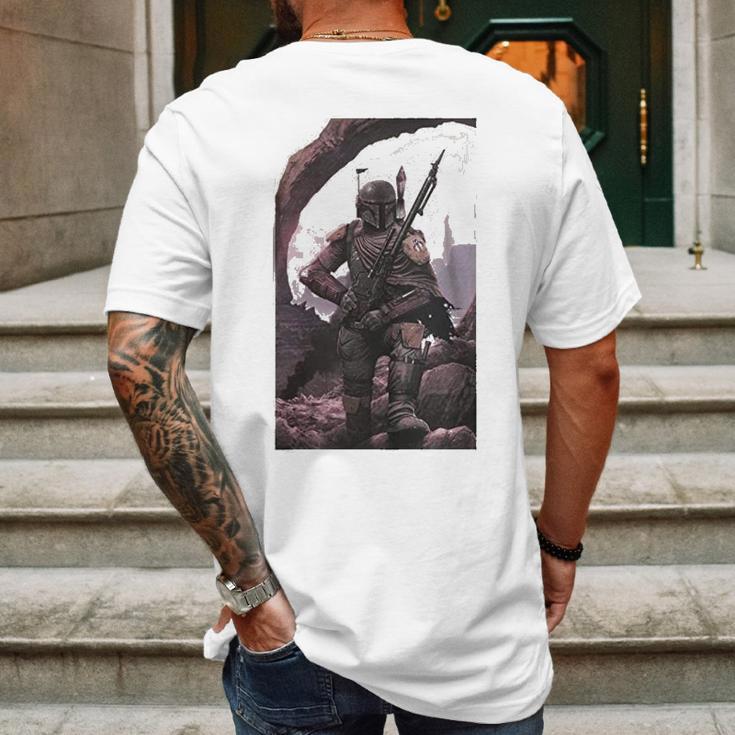 The Mandalorian Unique Style Mens Back Print T-shirt Gifts for Men