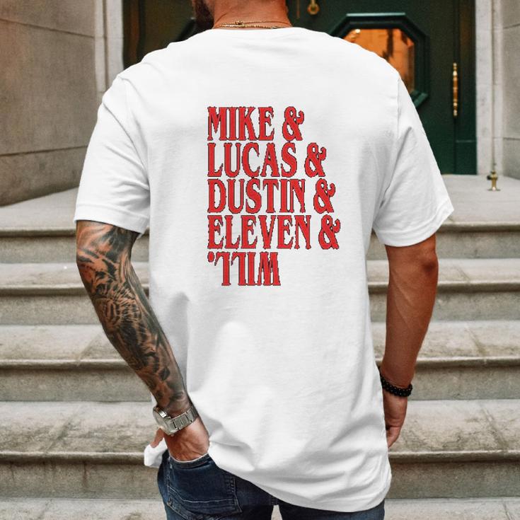 Motivated Culture Mike Lucas Dustin Eleven Will Mens Back Print T-shirt Gifts for Men