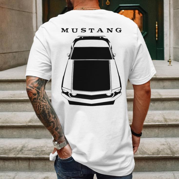 Mustang Boss 1969 Mens Back Print T-shirt Gifts for Men