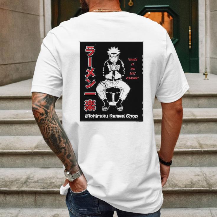 Naruto Shippuden Ichiraku Ramen Shop Mens Back Print T-shirt Gifts for Men