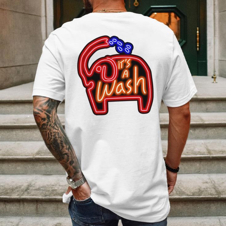 Neon Its A Wash Logo From Steven UniverseShirt S1116 Mens Back Print T-shirt Gifts for Men