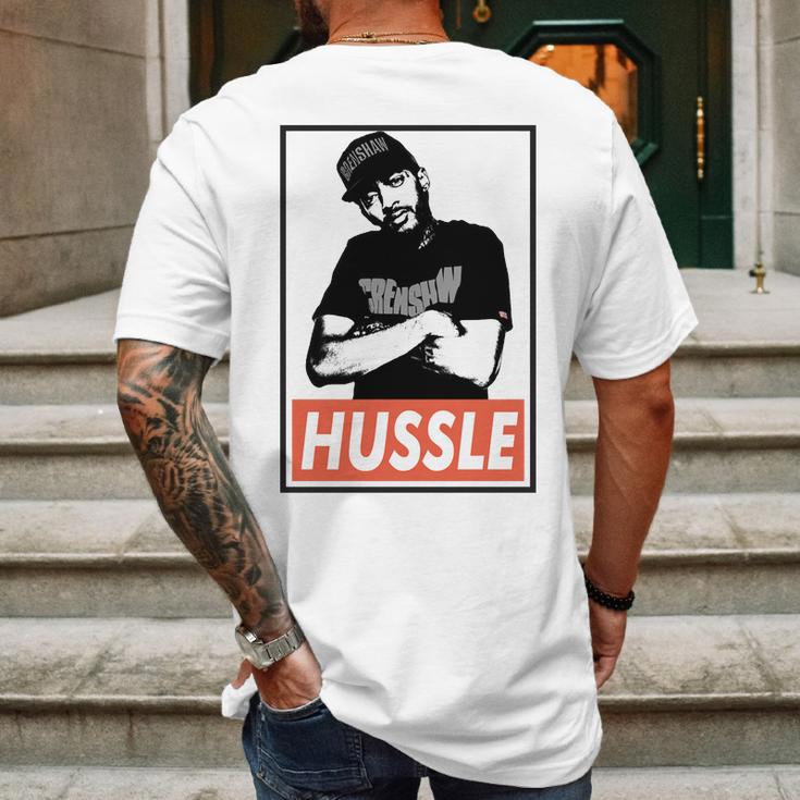 Nipsey Hussle Obey Mens Back Print T-shirt Gifts for Men