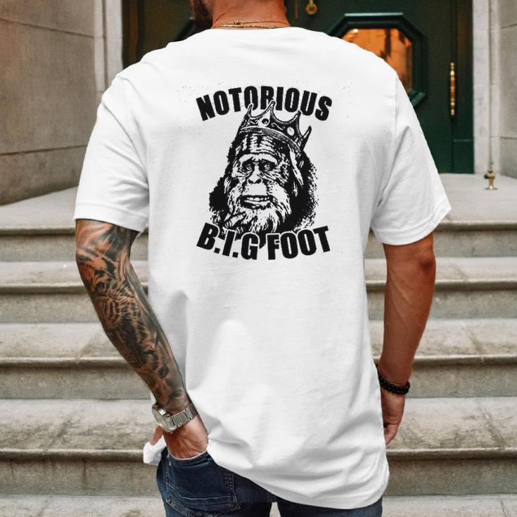 Notorious Big Bigfoot Mens Back Print T-shirt Gifts for Men