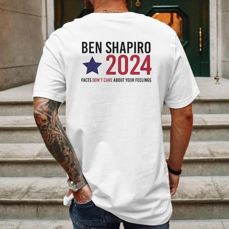 Novaon Store Ben Shapiro 2024 Mens Back Print T-shirt Gifts for Men