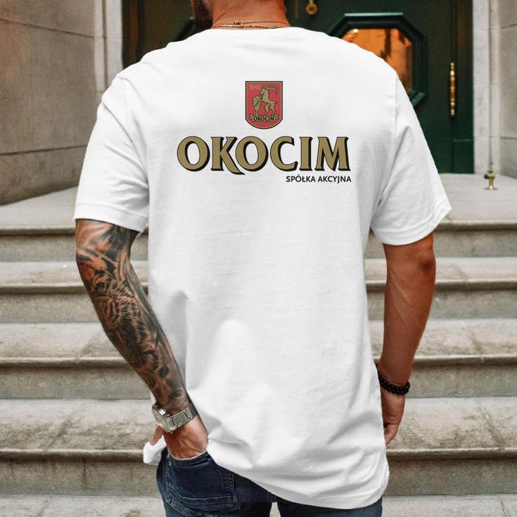 Okocim Brewery Mens Back Print T-shirt Gifts for Men