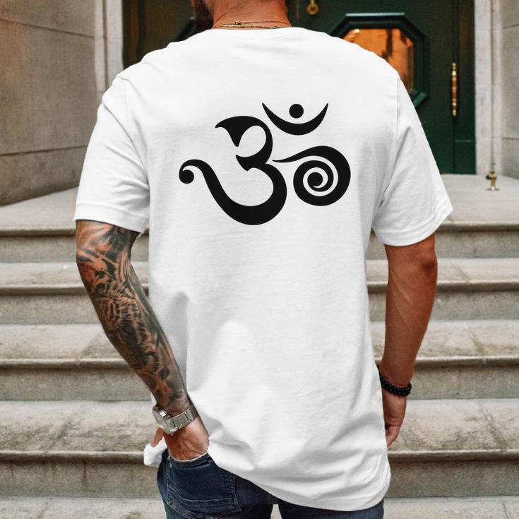 Om Aum Buddhism Spirituality Mantra Yoga Zen Mugs &Ampamp Drinkware Mens Back Print T-shirt Gifts for Men