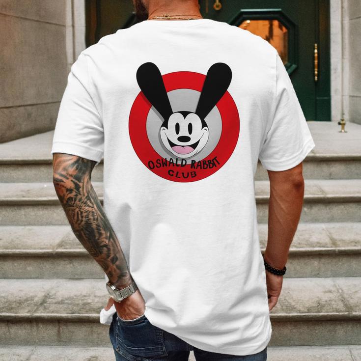 Oswald Rabbit Club Mens Back Print T-shirt Gifts for Men