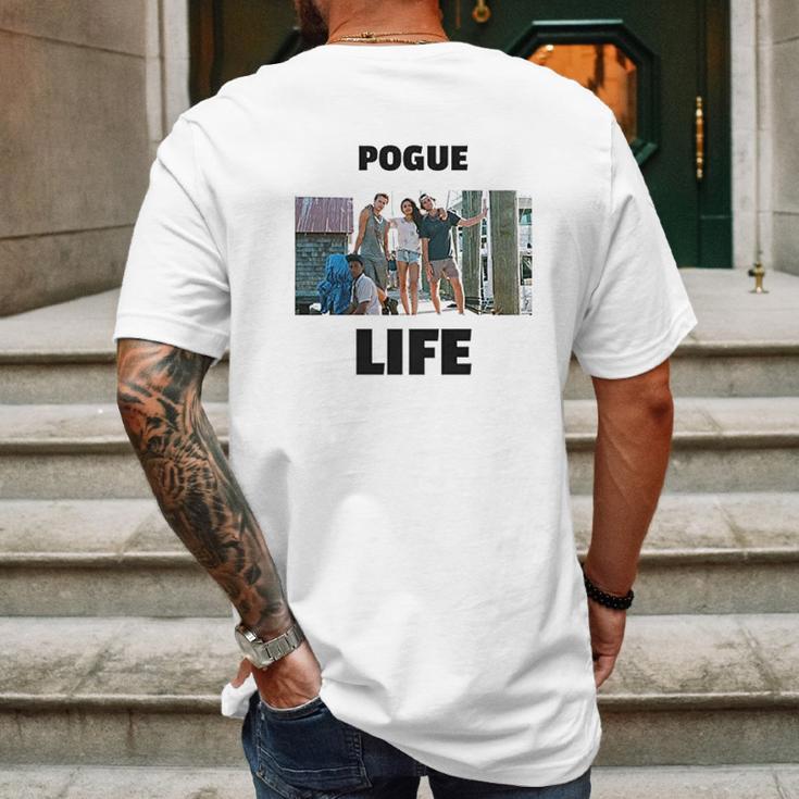 Outer Banks Netflix Pogue Life Image Mens Back Print T-shirt Gifts for Men