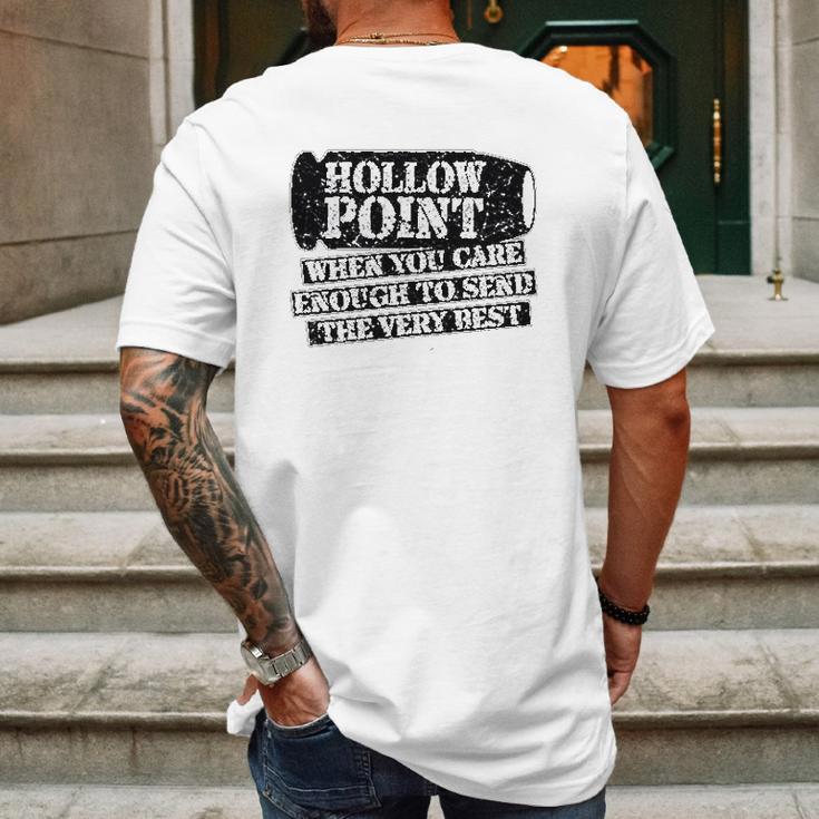 Patriot Apparel Hollow Point Funny Very Mens Back Print T-shirt Gifts for Men