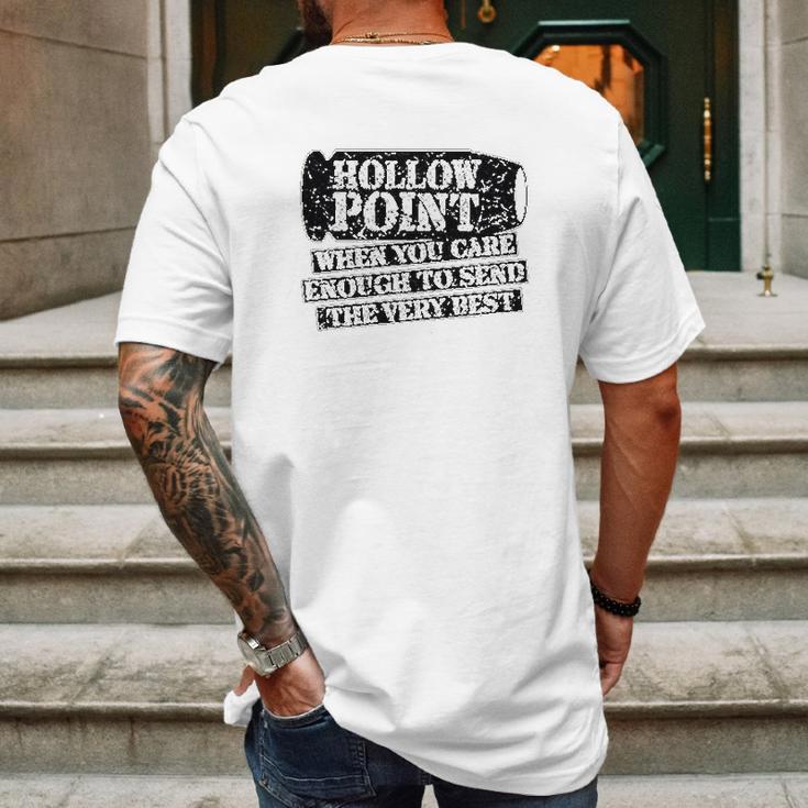 Patriot Apparel Hollow Point Funny Very Best Mens Back Print T-shirt Gifts for Men