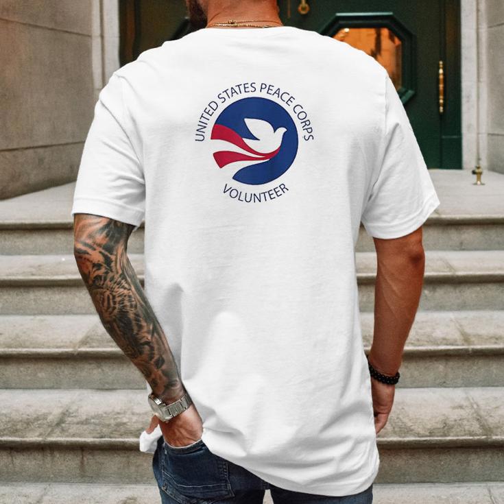 Peace Corps Volunteer Mens Back Print T-shirt Gifts for Men