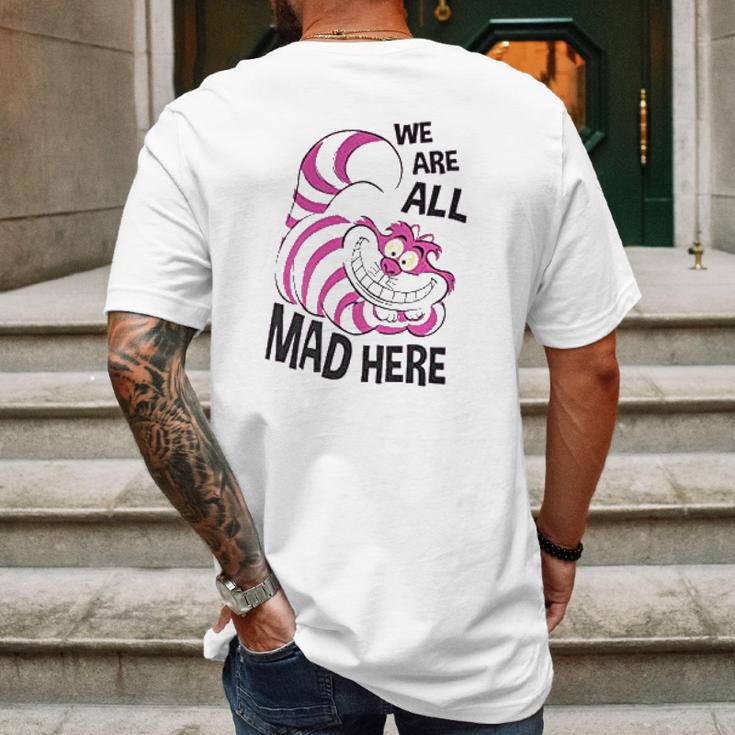 Plus Size Cheshire Cat Mens Back Print T-shirt Gifts for Men