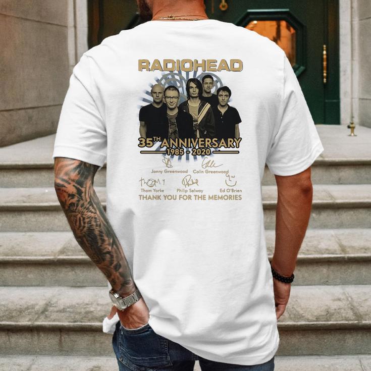 Radiohead 35Th Anniversary Mens Back Print T-shirt Gifts for Men