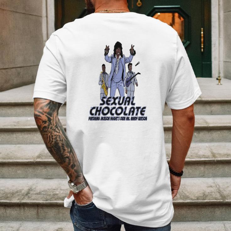 Randy Watson Sexual Chocolate Mens Back Print T-shirt Gifts for Men