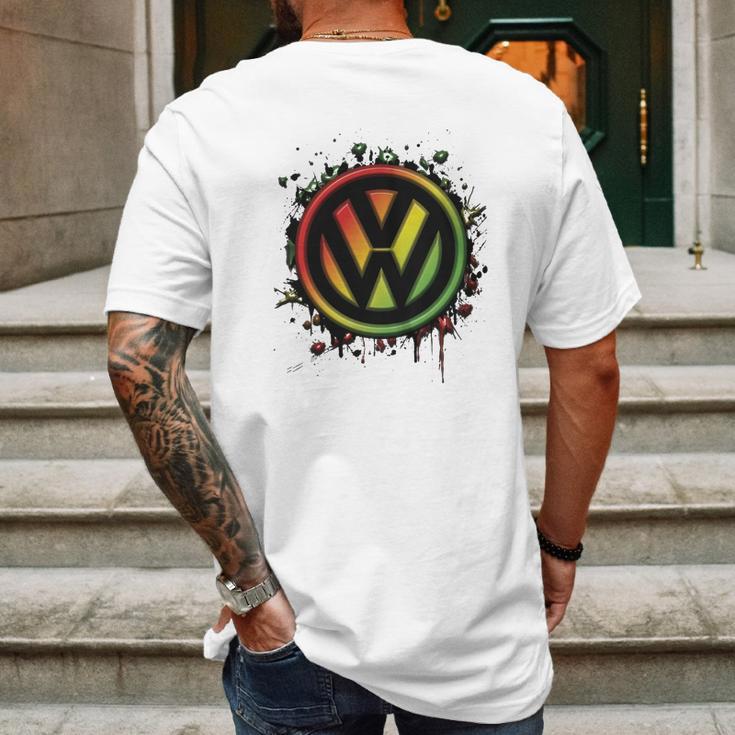 Reggae Volkswagen Mens Back Print T-shirt Gifts for Men