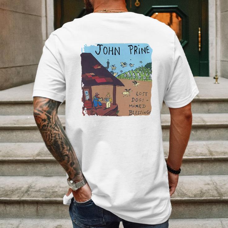 Replicatee John Prine Mens Back Print T-shirt Gifts for Men