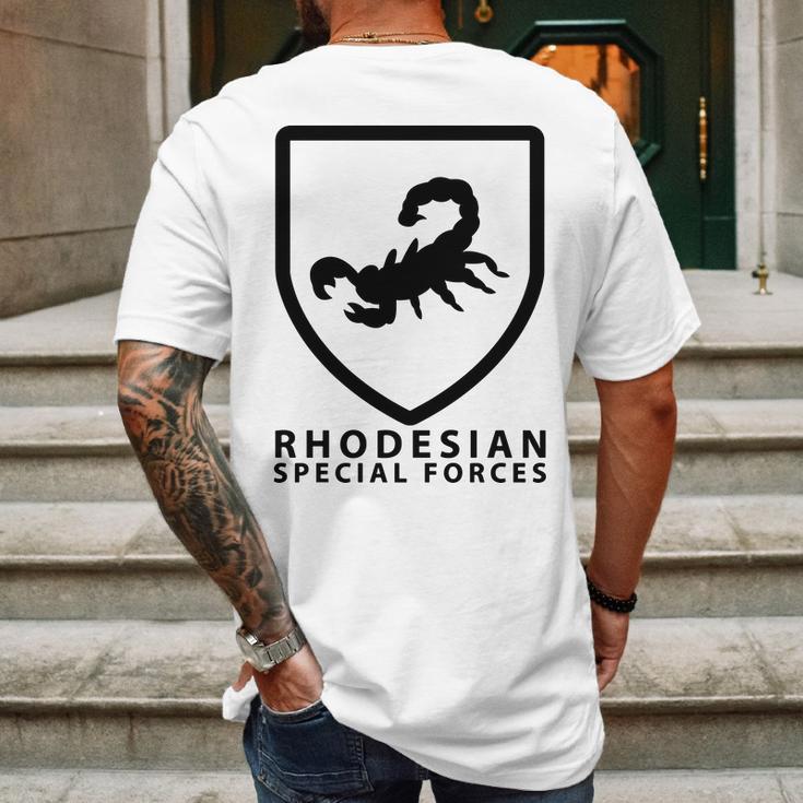 Rhodesian Special Forces Mens Back Print T-shirt Gifts for Men