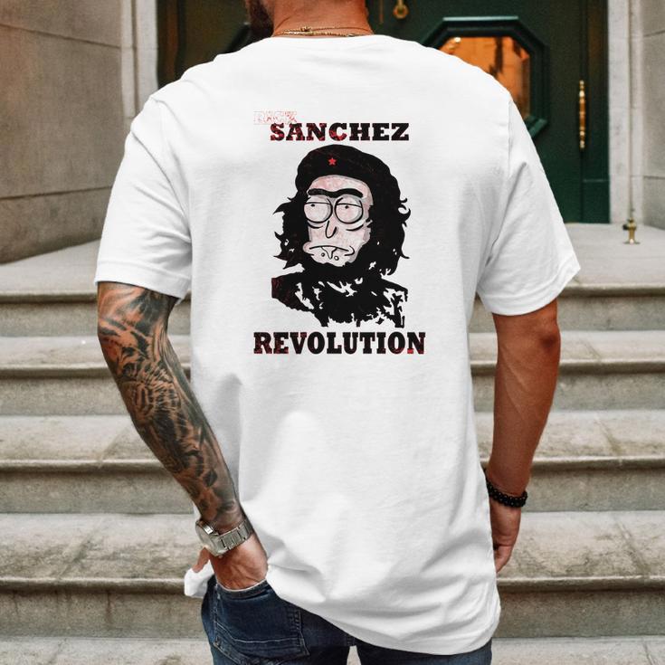 Rick Sanchez Revolution Mens Back Print T-shirt Gifts for Men