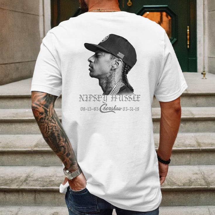 Rip Nipsey Hussle 87676 Mens Back Print T-shirt Gifts for Men