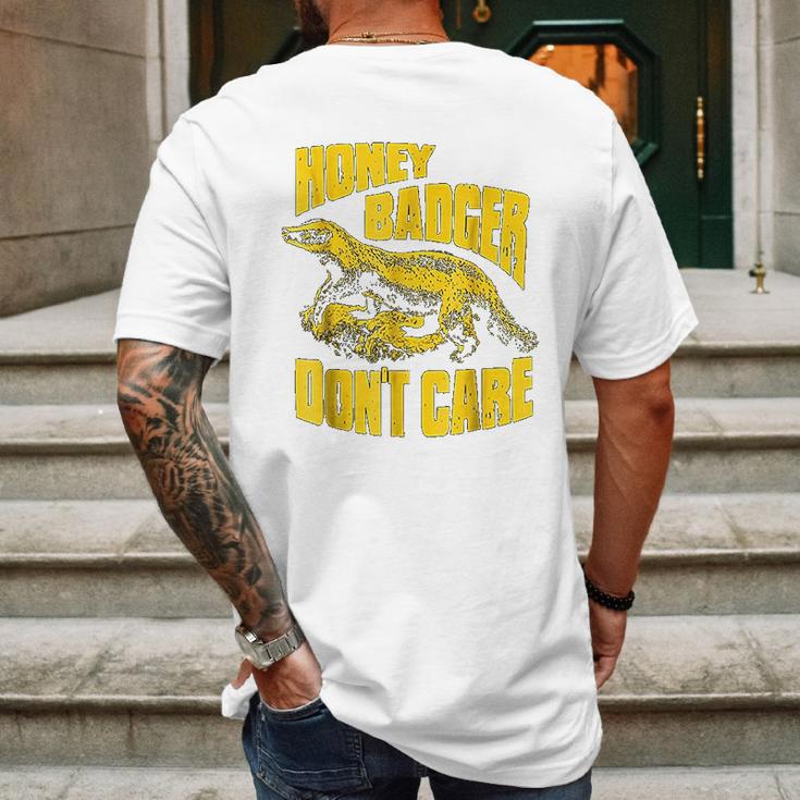 Ripple Junction Honey Badger Dont Care Illustration Mens Back Print T-shirt Gifts for Men