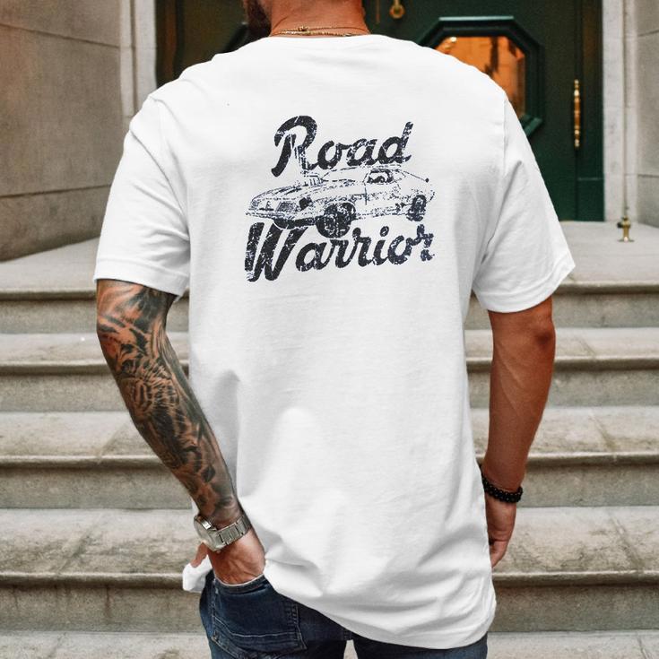 Road Warrior Mens Back Print T-shirt Gifts for Men