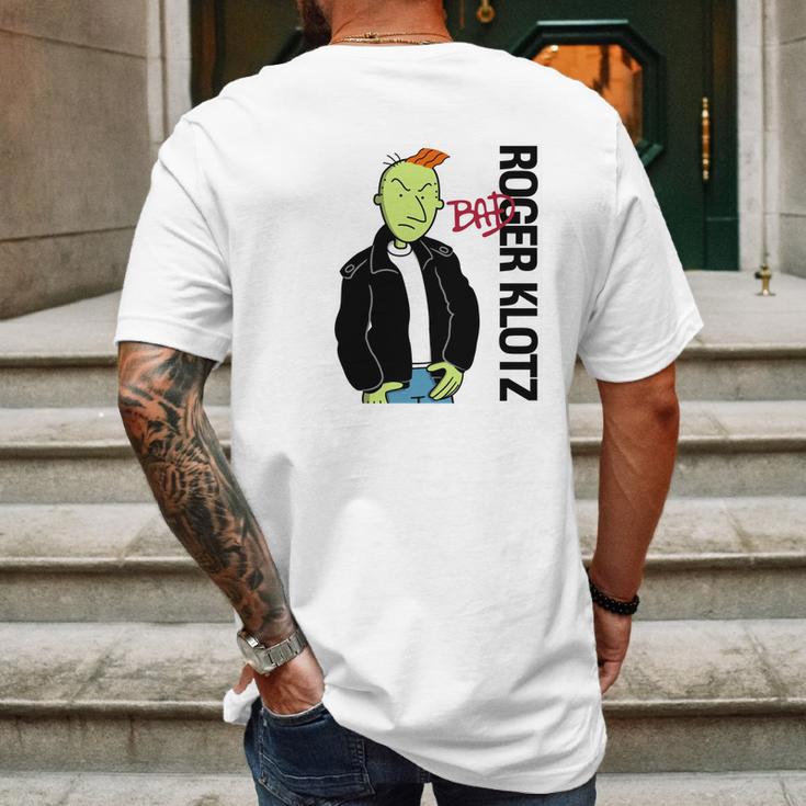 Roger Klotz Bad Boy Mens Back Print T-shirt Gifts for Men