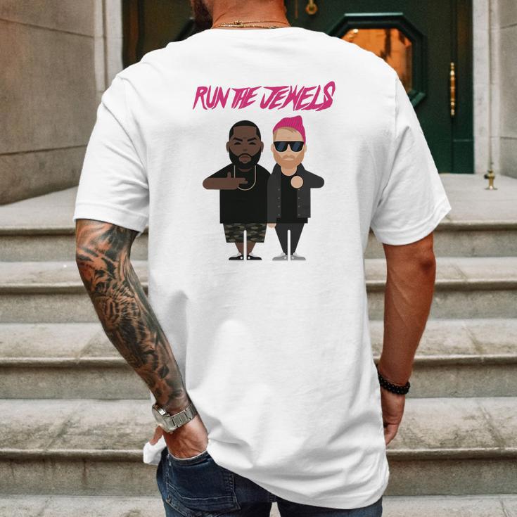 Run The Jewels Mens Back Print T-shirt Gifts for Men