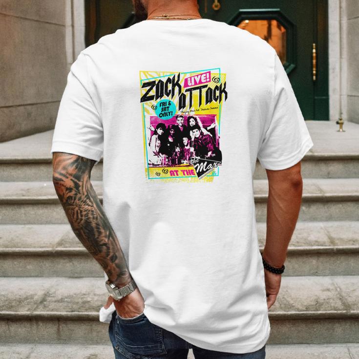 Saved By The Bell Zack Attack Live Mens Back Print T-shirt Gifts for Men