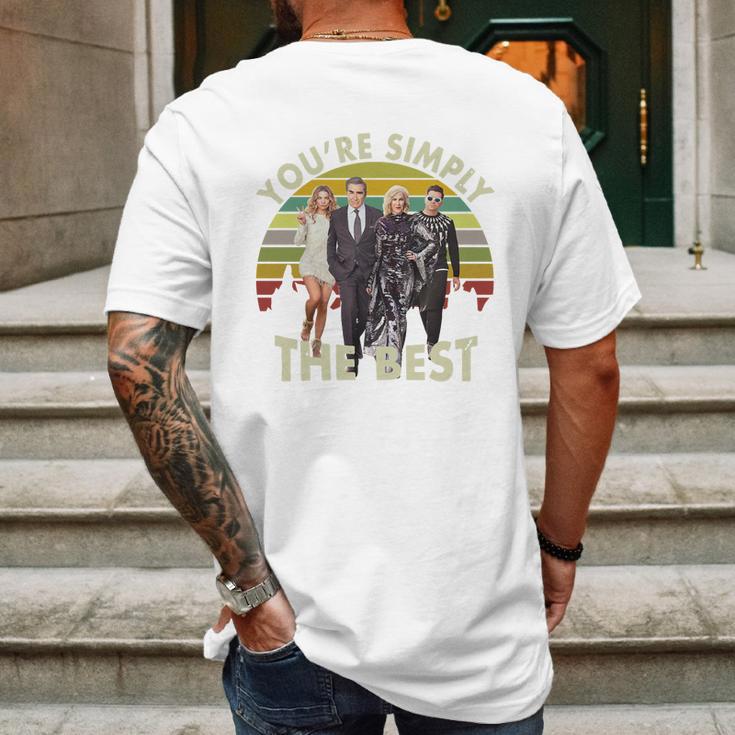 Schitts Creek You Are Simply The Best Mens Back Print T-shirt Gifts for Men