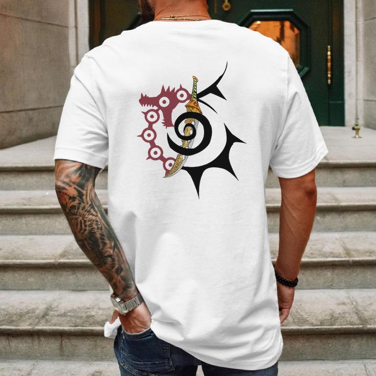 The Seven Deadly Sins Meliodas Mark Mens Back Print T-shirt Gifts for Men