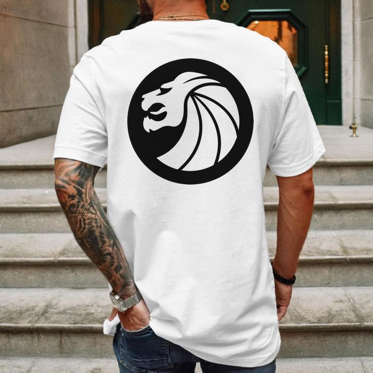 Seven Lions Mens Back Print T-shirt Gifts for Men