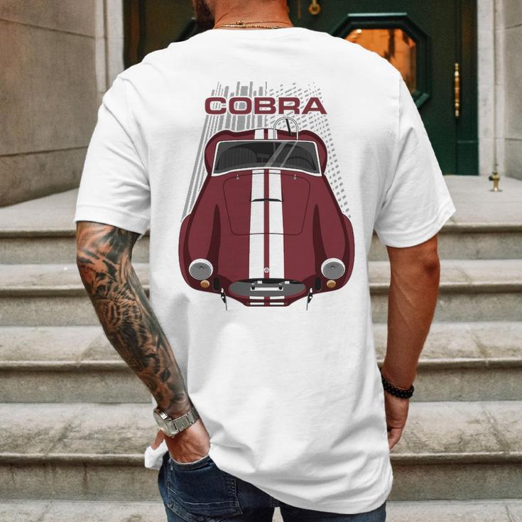 Shelby Ac Cobra 427 Maroon Mens Back Print T-shirt Gifts for Men