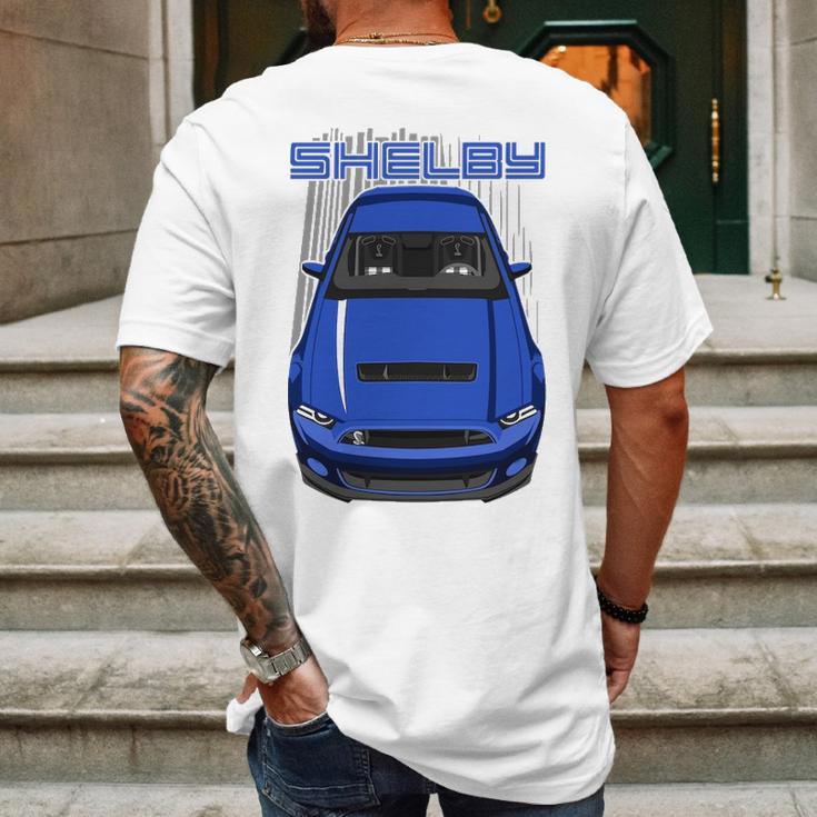 Shelby Gt500 S197 Blue Mens Back Print T-shirt Gifts for Men