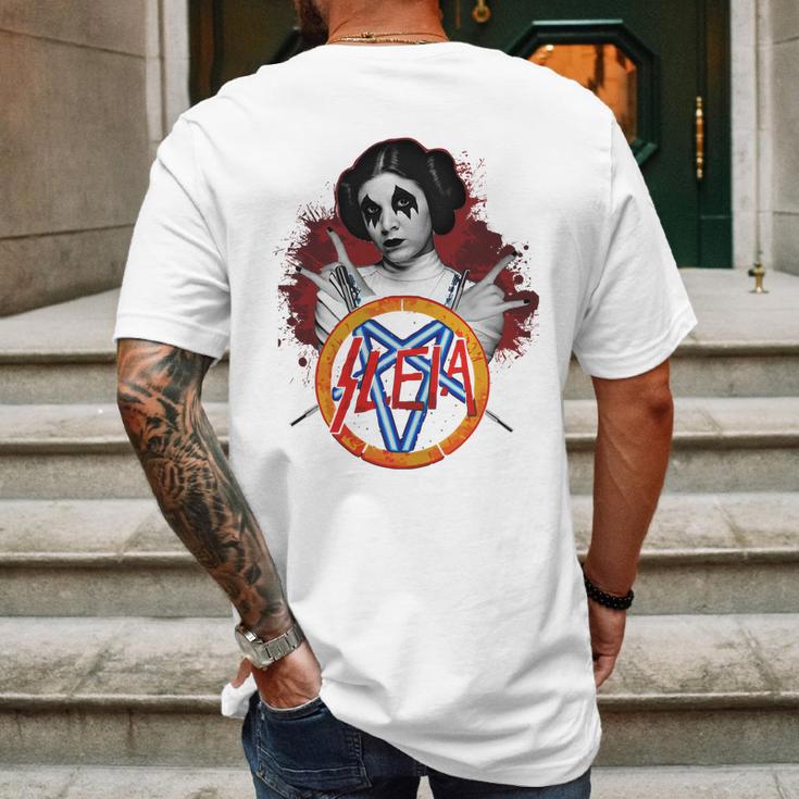 Sleia Death Mens Back Print T-shirt Gifts for Men